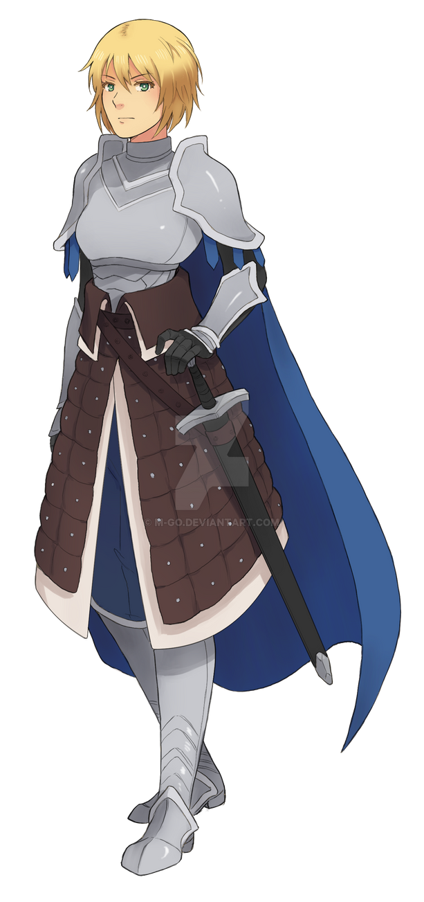 I Found A Female Knight In A Rice Field Female knight by M-GO on DeviantArt