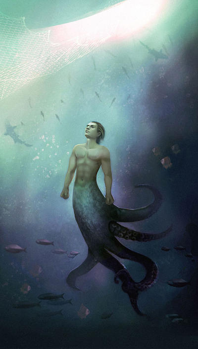 Octomerman Merman or Octupusman by TheMiceArt on DeviantArt