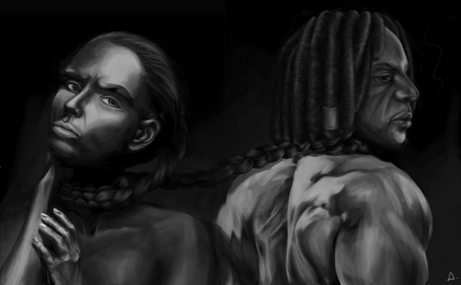 Twisted Hairs Lovers By Seethedivide On Deviantart