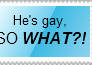 GLBT support stamp