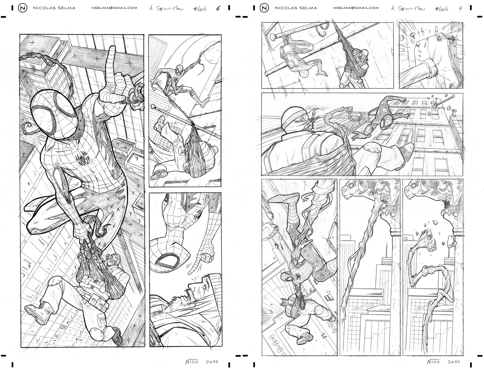 Amazing Spider Man 606 p6-7