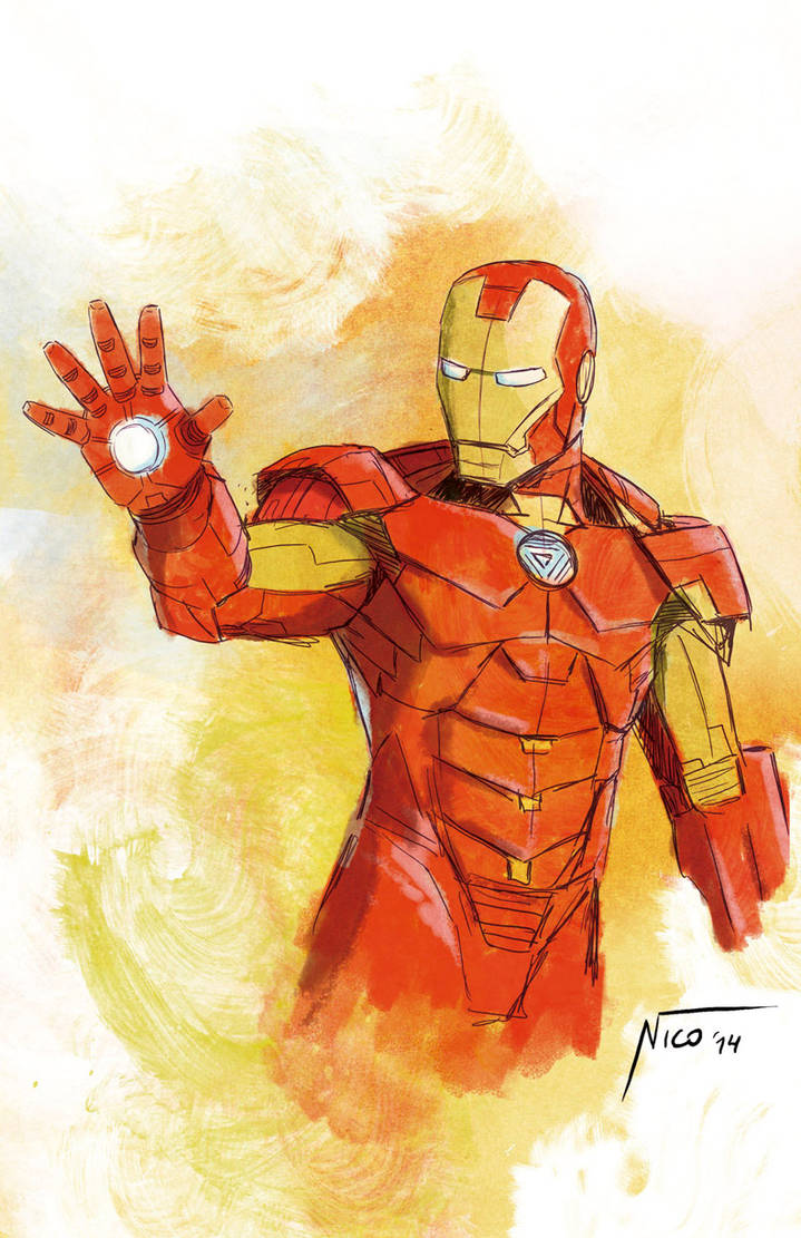 IRON MAN Color by nselma on DeviantArt