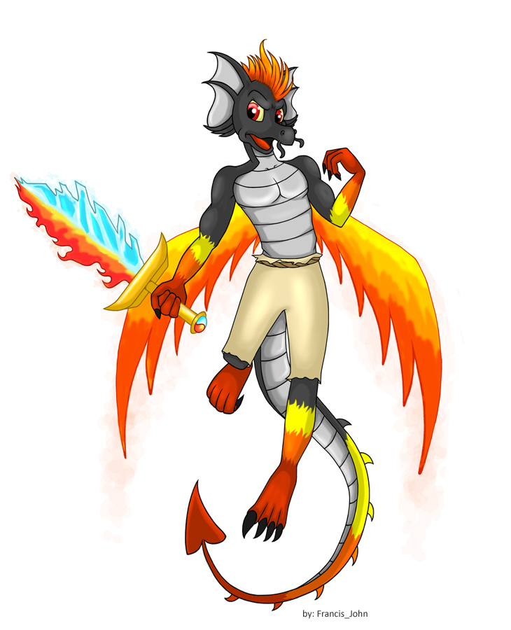 Neopets - Fire Draik