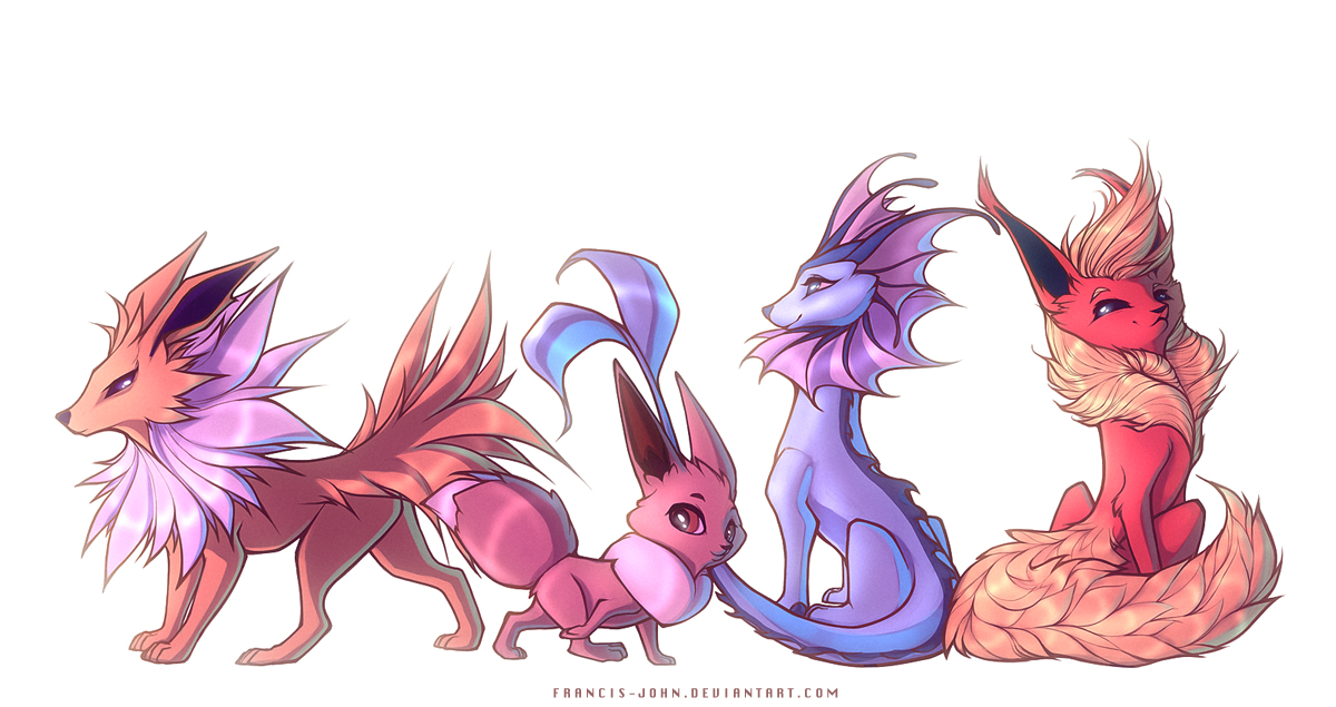 Eevee and Gen 1 Evolutions