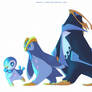 Piplup Prinplup and Empoleon