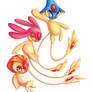 Shiny Uxie Mesprit and Azelf