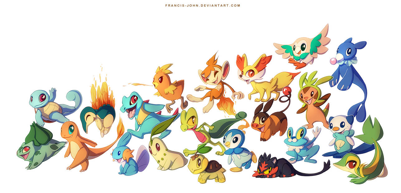 7 Generations of Starters by francis-john