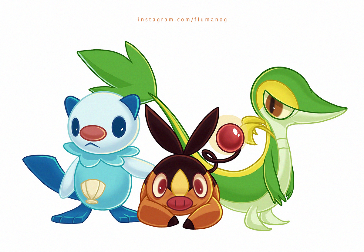 Unova Starters Variations! — Weasyl