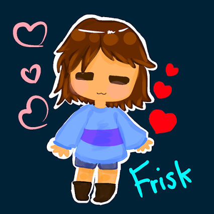 Frisk By TrainiDRAWs On DeviantArt