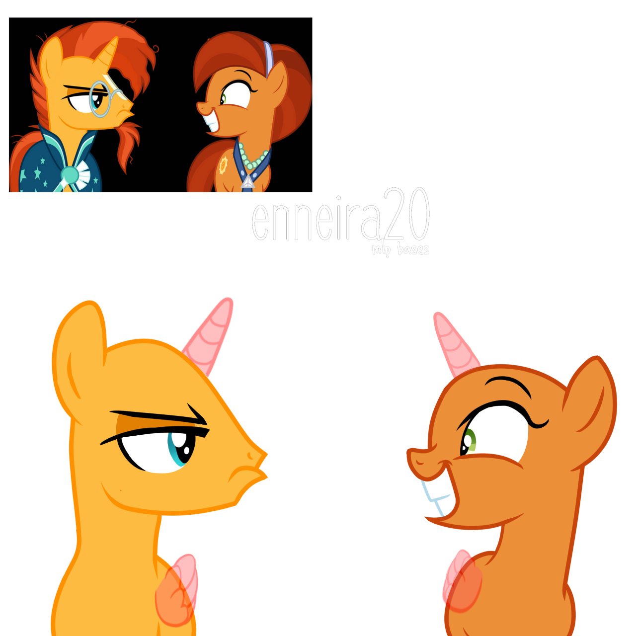 Mum Base Sunburst and his mom base by Enneira20 on DeviantArt