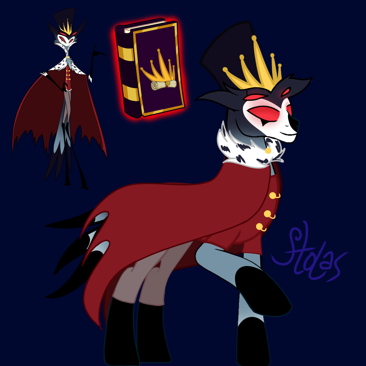 Stolas (helluva boss) by Enneira20 on DeviantArt