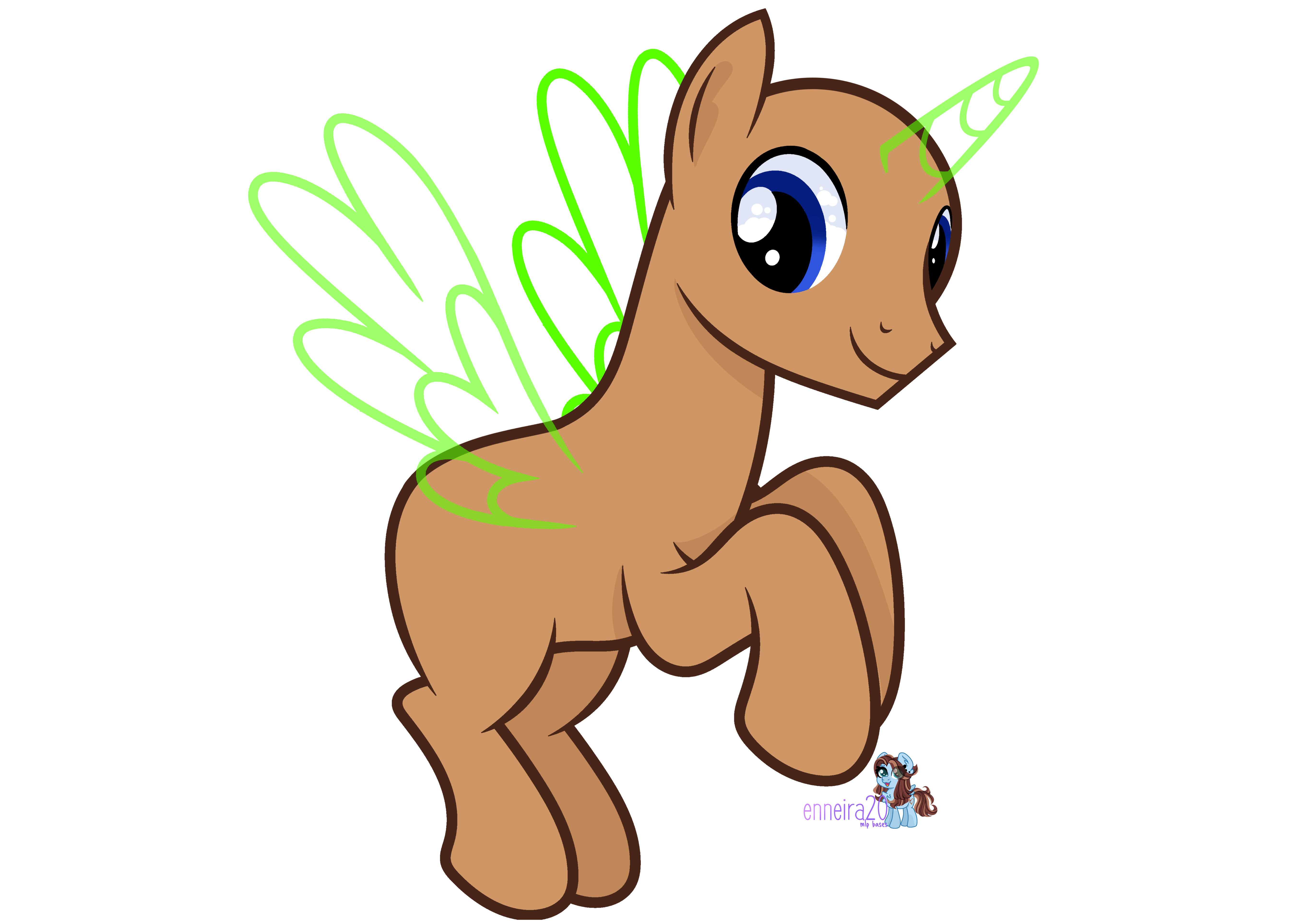 Character Flying Base Male Pegasus flying base by Enneira20 on DeviantArt