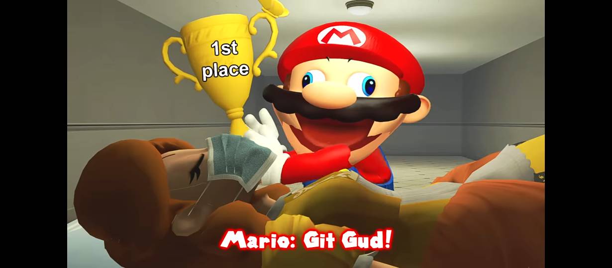 Mario Git Gud by Powtjh on DeviantArt