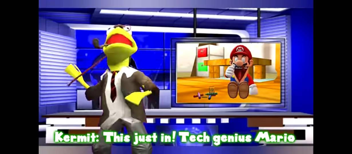 Kermit Using Computer Kermit Tech genius Mario by Powtjh on DeviantArt