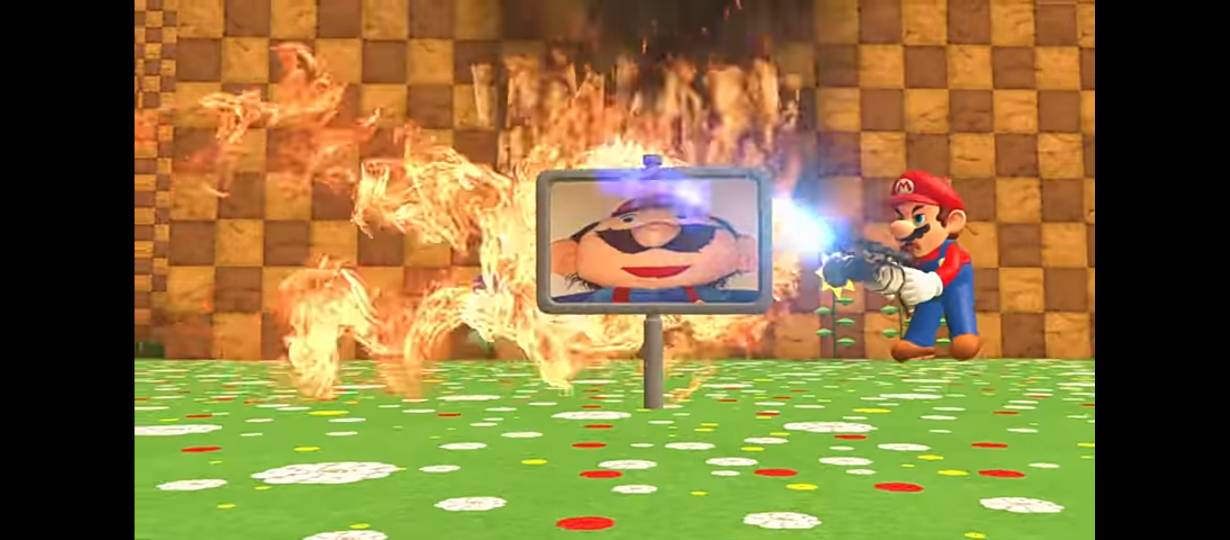 Mario Burn Fake Mario by Powtjh on DeviantArt