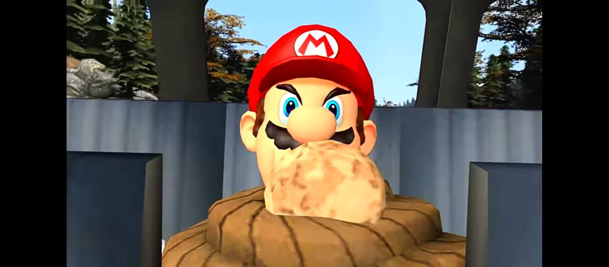 Mario Pointing At Rope Mario Is Roped by Powtjh on DeviantArt