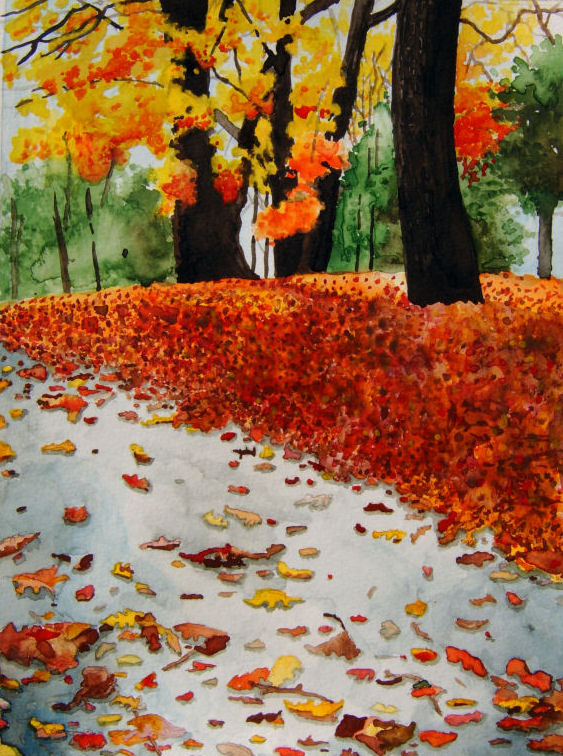 Fall in Watercolor