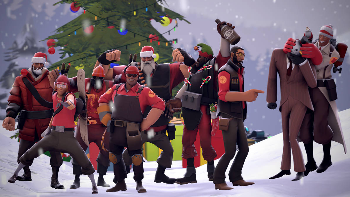 Моды на тф2. Тим фортресс 2 Рождество. Тим фортресс 2 2020. Team Fortress 2 зима. Team Fortress 2 Новогодняя.