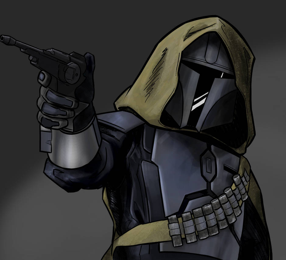 Mando Portrait #1 by daennikastrikesback on DeviantArt