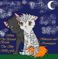 Silverpaw and Rowanpaw