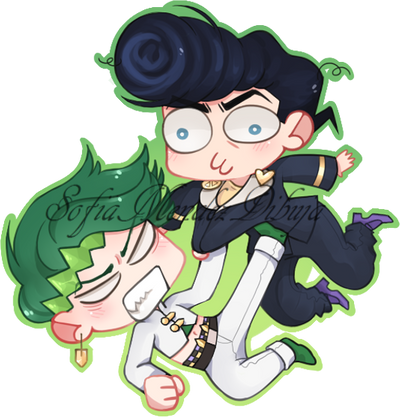 Joska X Rohan Rohan x Josuke X3 by SofiaMendezDibuja on DeviantArt