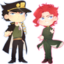 Jojo's Bizarre Adventures - Jotaro and Kakyoin