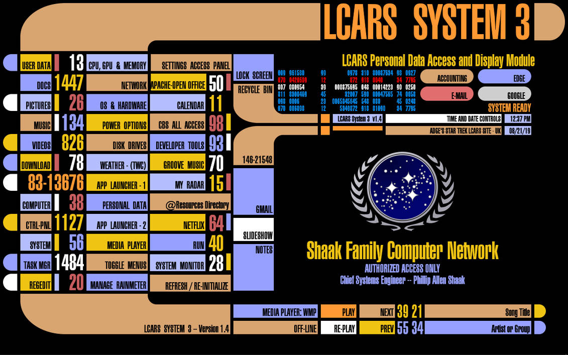 newest screenshot LCARS SYSTEM 3 by pashaak on DeviantArt