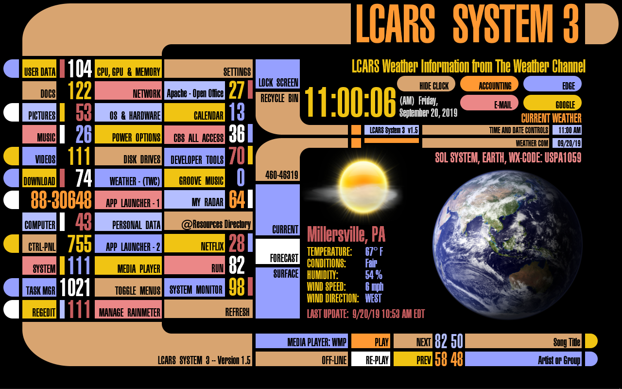 Updated LCARS Weather Module by pashaak on DeviantArt
