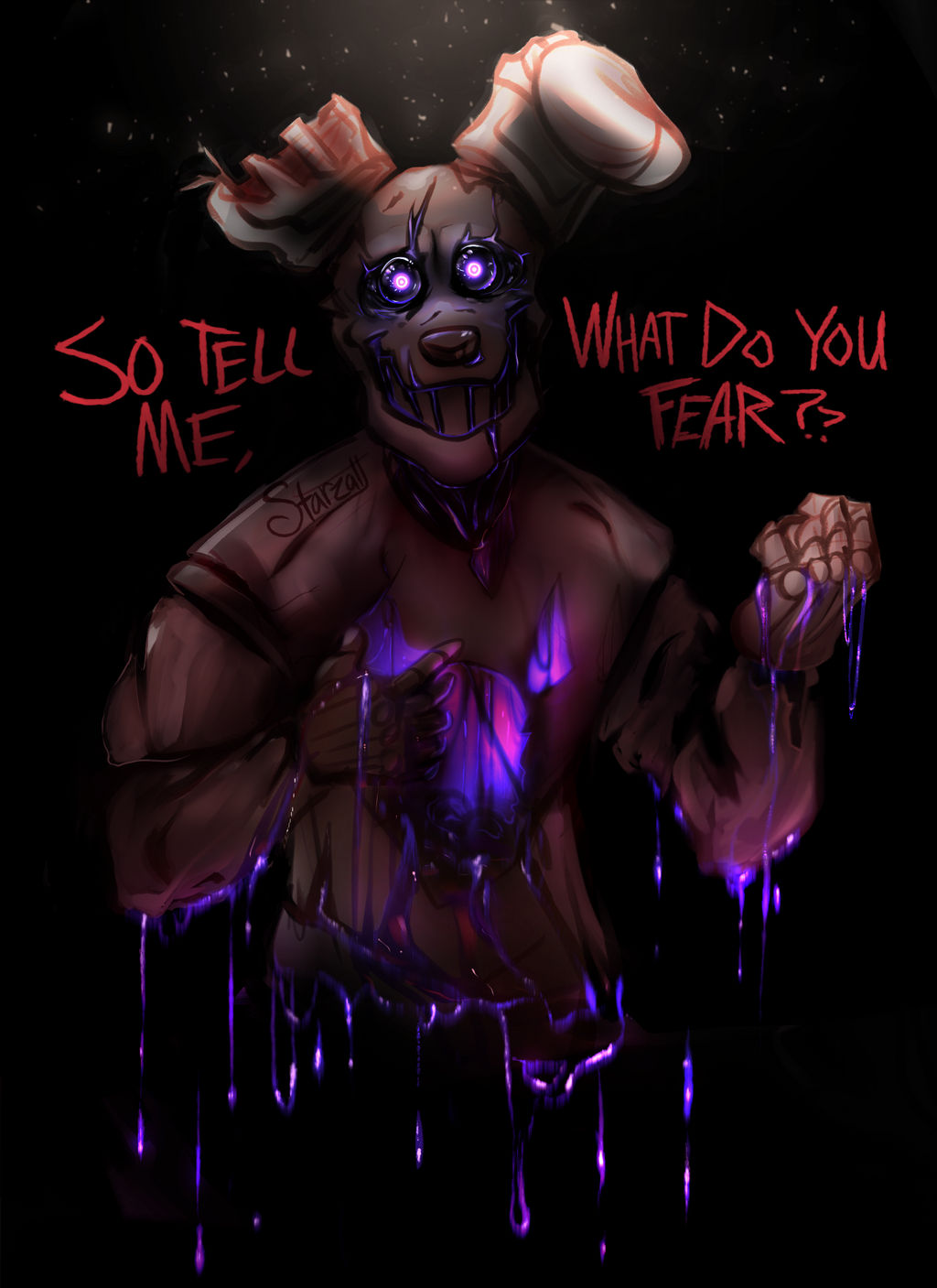 Spring Trap Angst So Tell Me, What Do You Fear? {Springtrap Fanart} by Starzall on DeviantArt