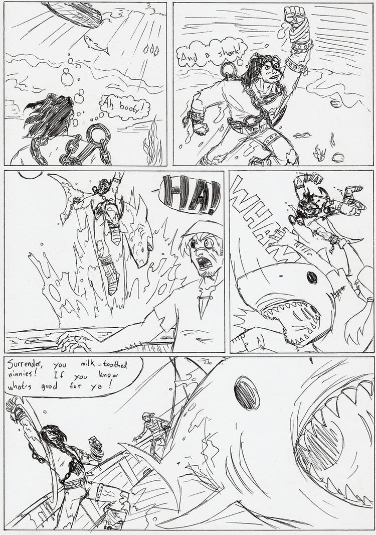 Pirate Comic page 1 by Spectre-x