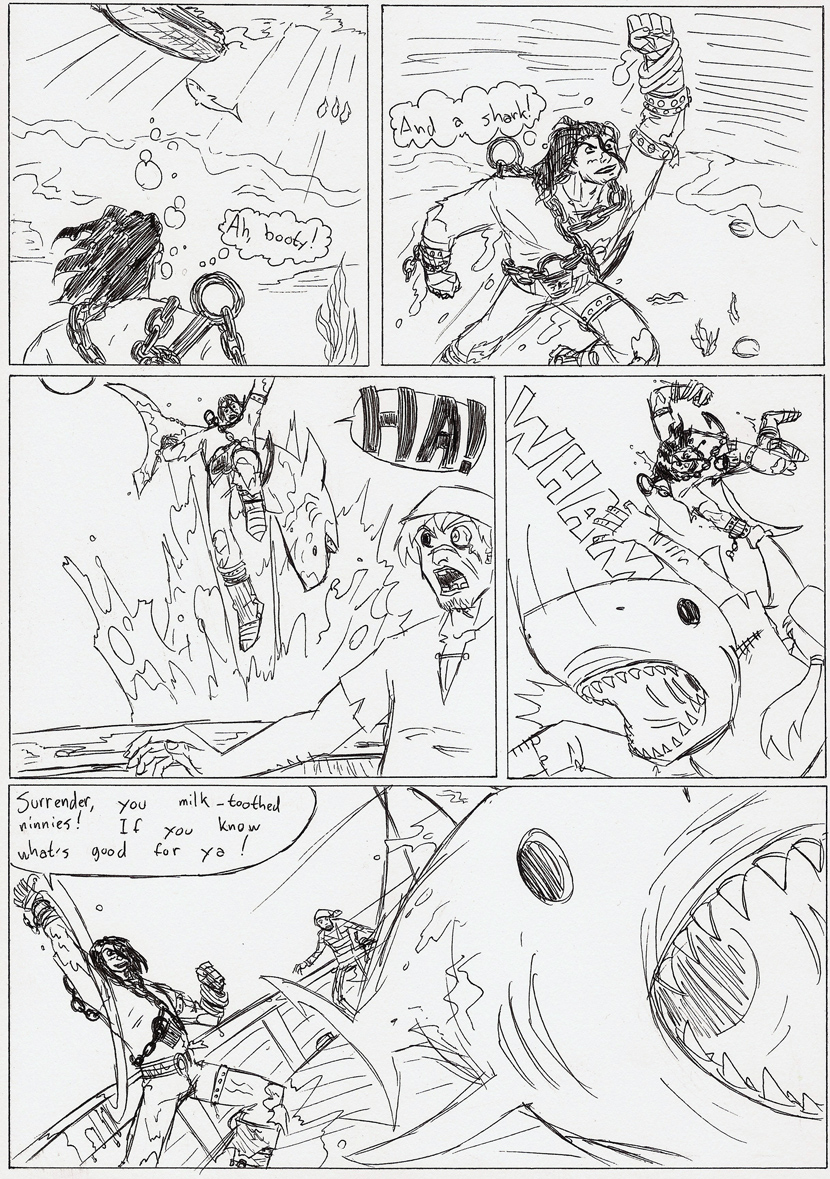 Pirate Comic page 1 by Spectre-x