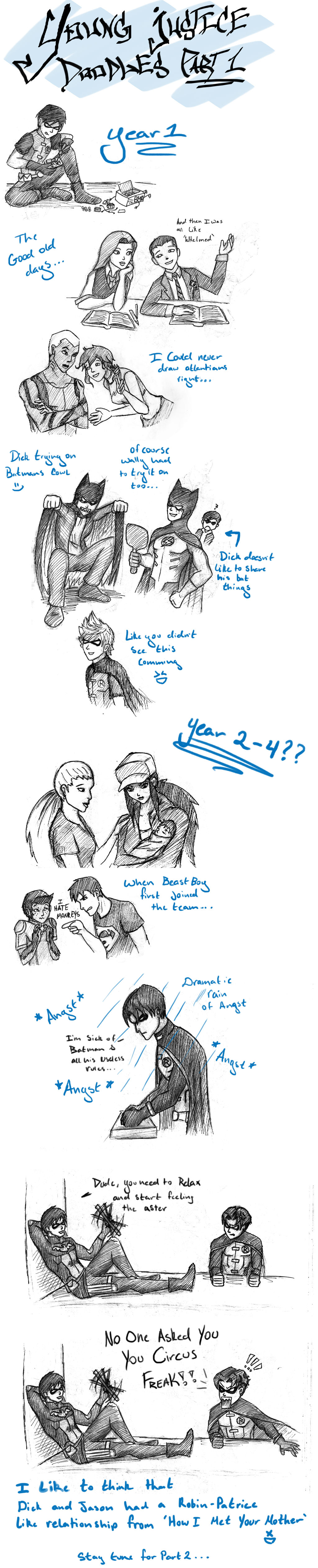 Young Justice Doodles P1