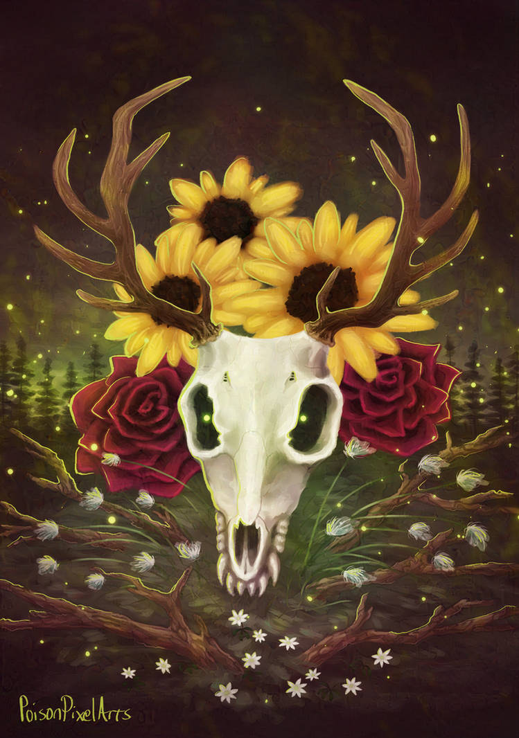 Wendigo And Flowers