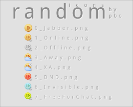 Jabber - AQQ - random icons