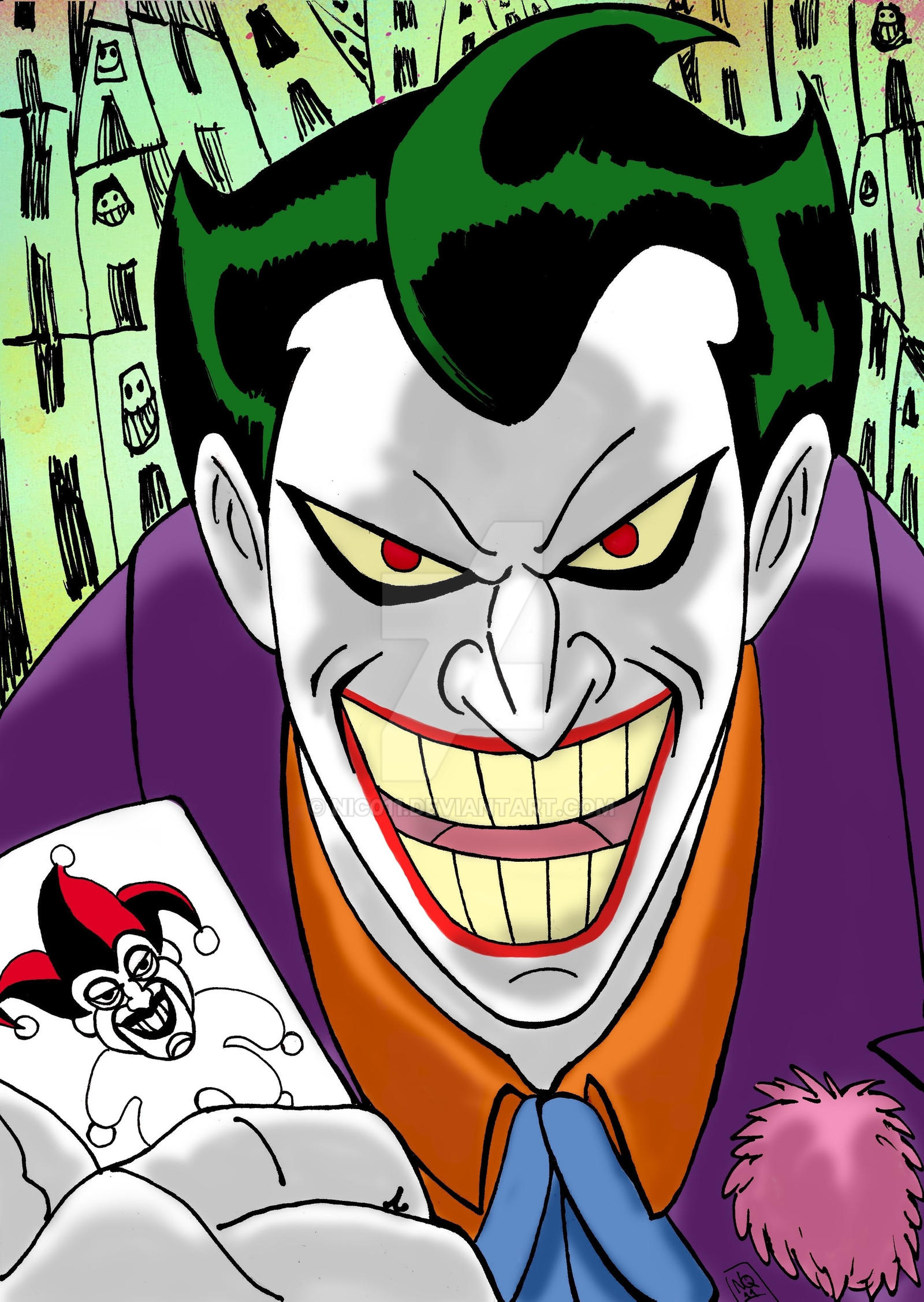 Joker quick sketch by nic011 on DeviantArt