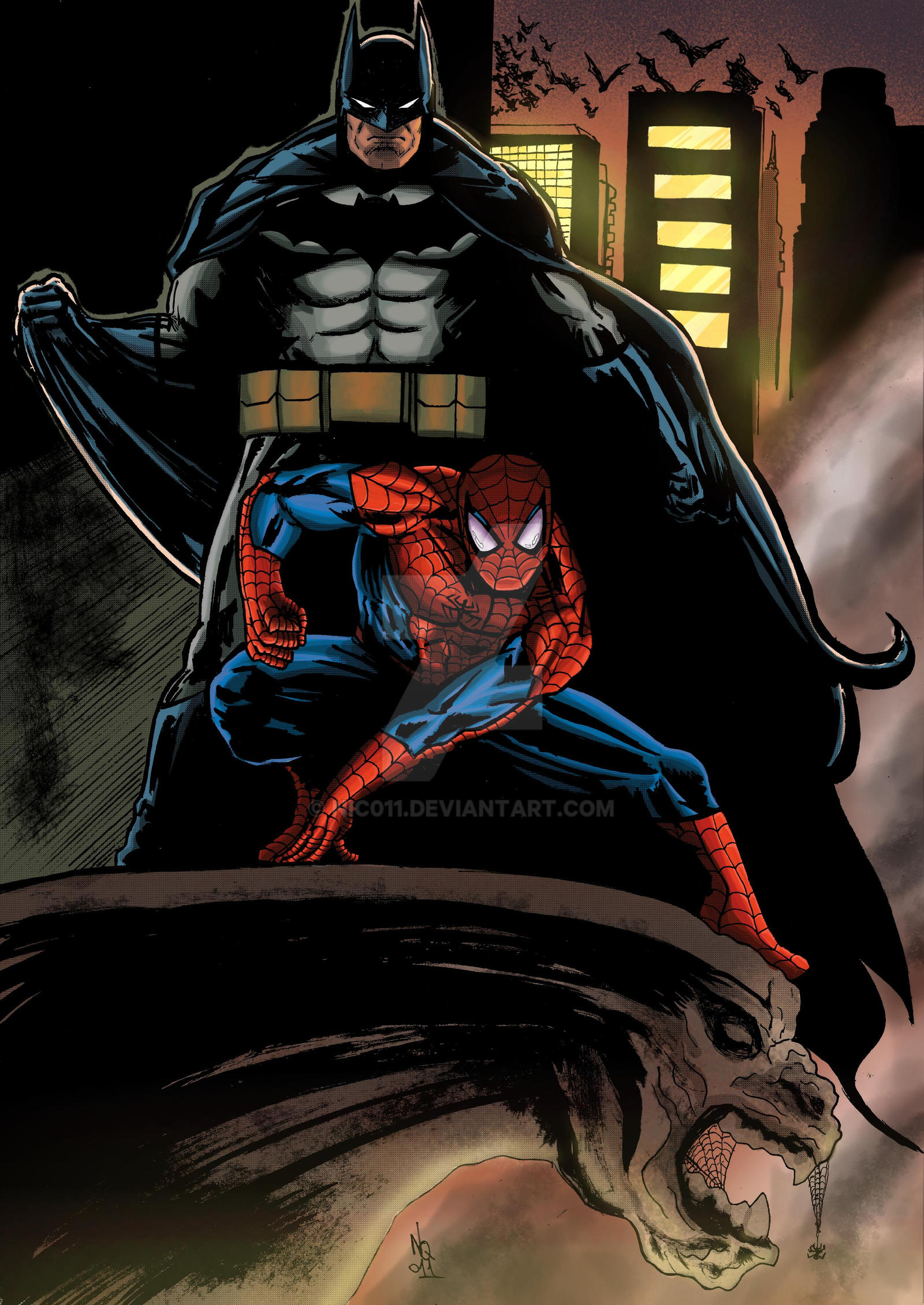 batman and spiderman by nic011 on DeviantArt