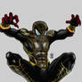 Spiderman black and gold