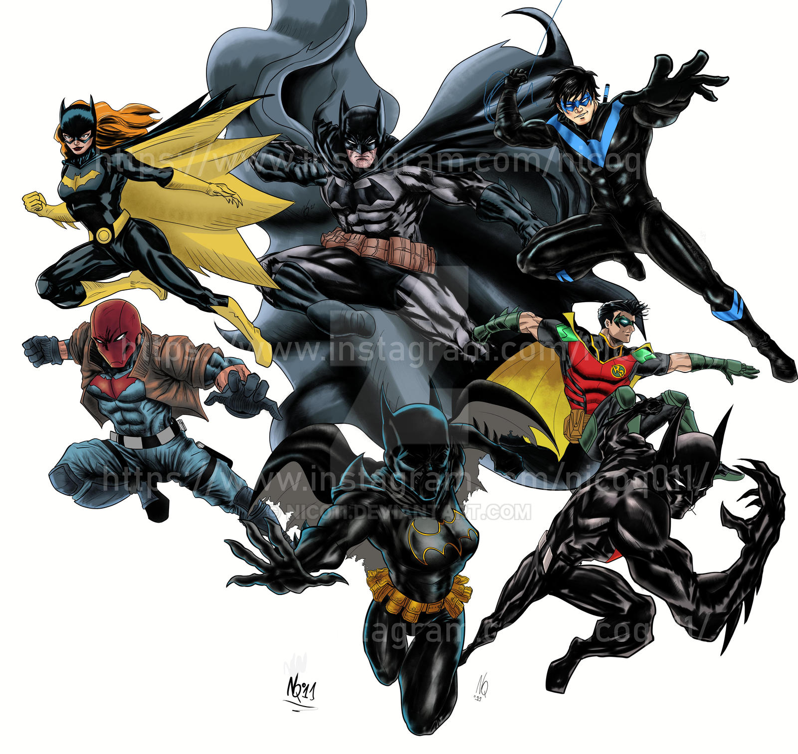 GOTHAM KNIGHTS #SketchEmAll DC Universe by emmshin on DeviantArt