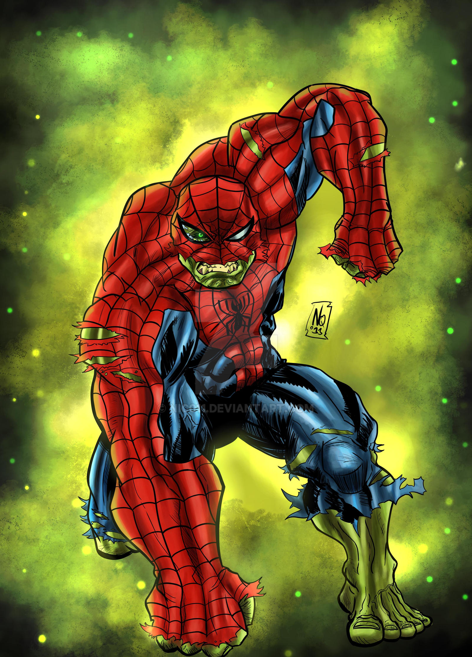 Spider Hulk by nic011 on DeviantArt Spider Hulk by nic011 on DeviantArt