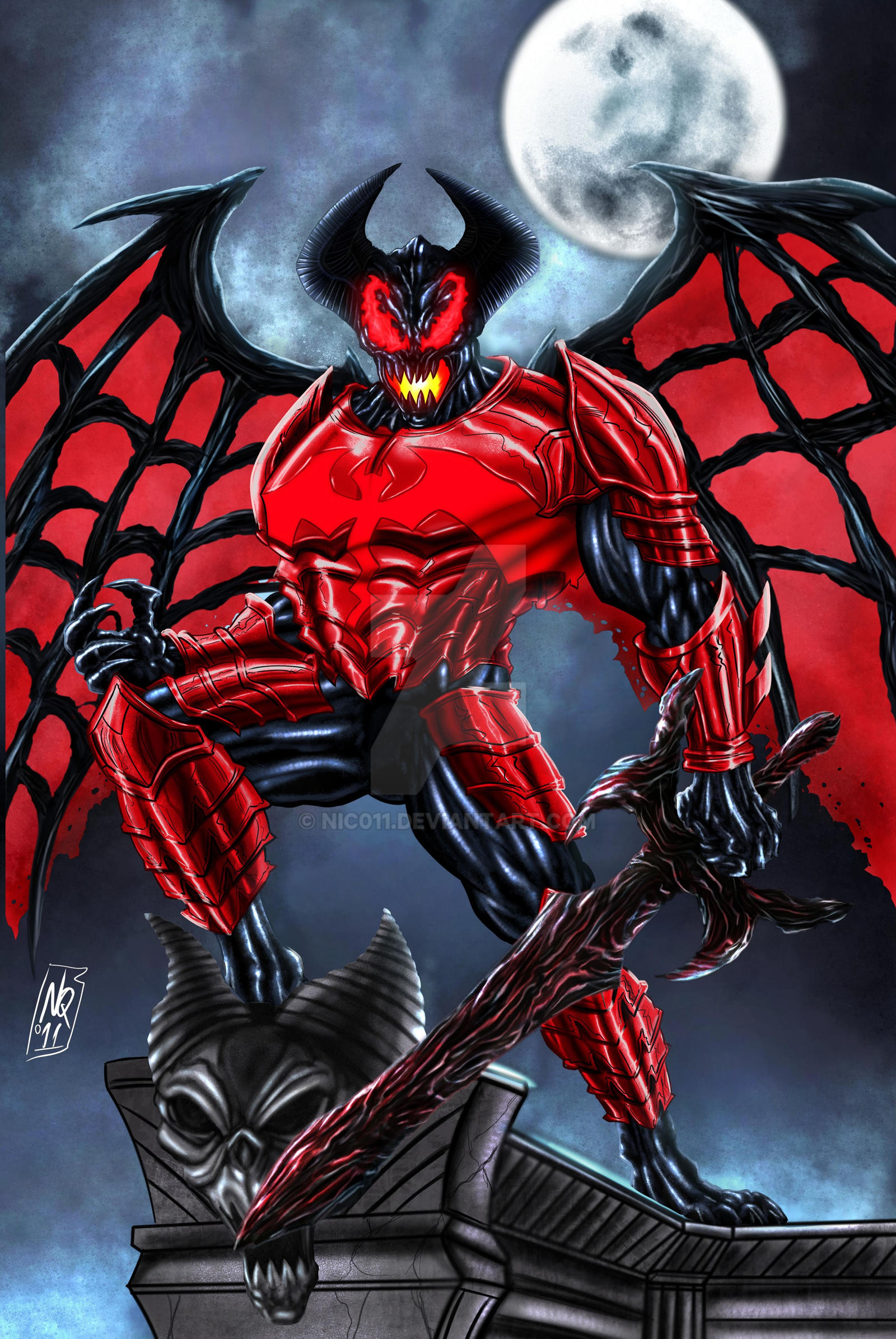 the Grendel simbiote commission by nic011 on DeviantArt