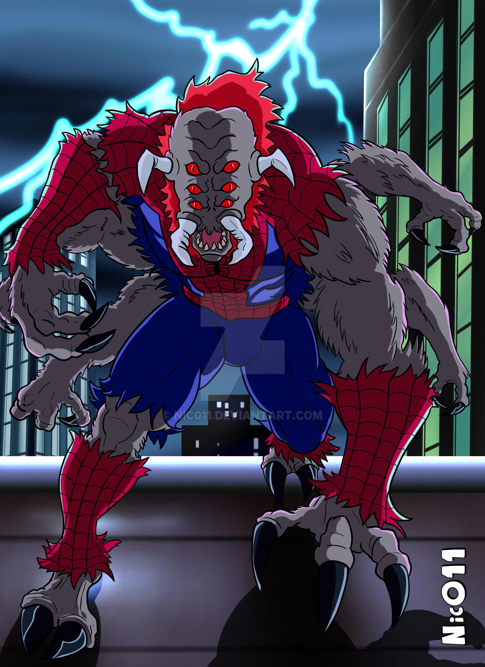 Spiderman Man Spider Mutation