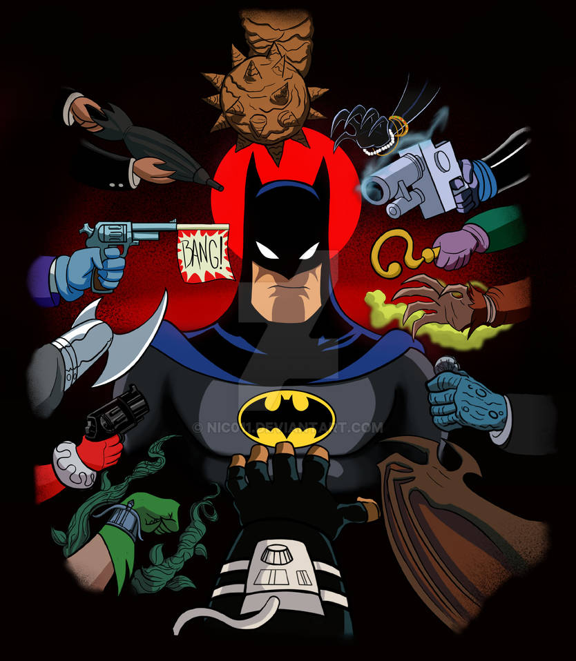 Batman Vs Everybody by nic011 on DeviantArt