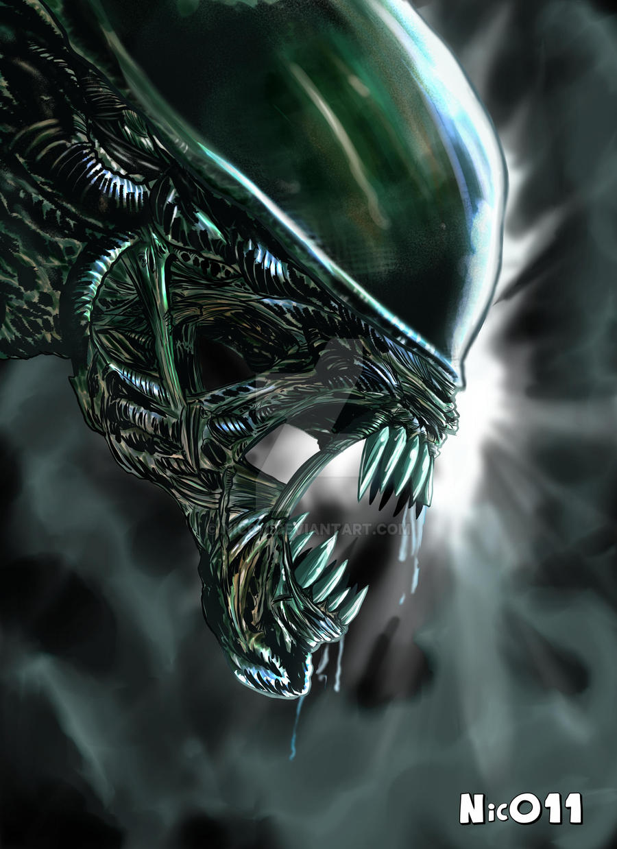 Deviantart Alien Background Alien comission by nic011 on DeviantArt