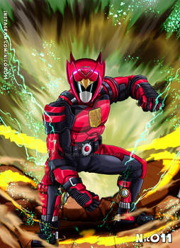 Red Ranger strike angel commission