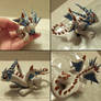 White + Blue Dragon Sculpt
