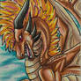 Bronze Dragon ACEO