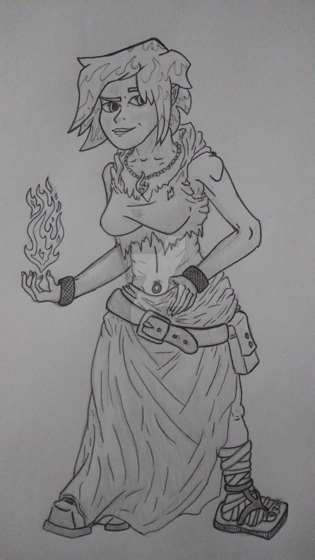 Pyromancer DnD Character by Minibeast55 on DeviantArt