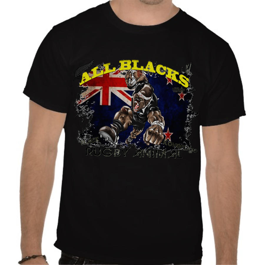 Rugby T Shirt All Black