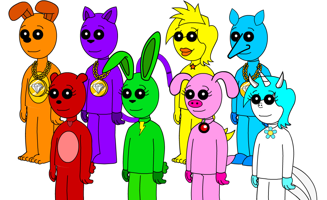 The Smiling Critters Characters in Wrapper Offline by SuperJRB2K11 on ...
