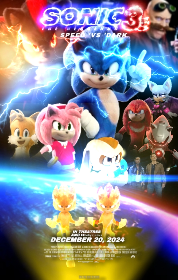 Sonic The Hedgehog 3 (2024) Concept Poster by lolthd on DeviantArt